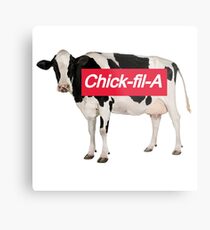 Chickfila Cow Metal Print