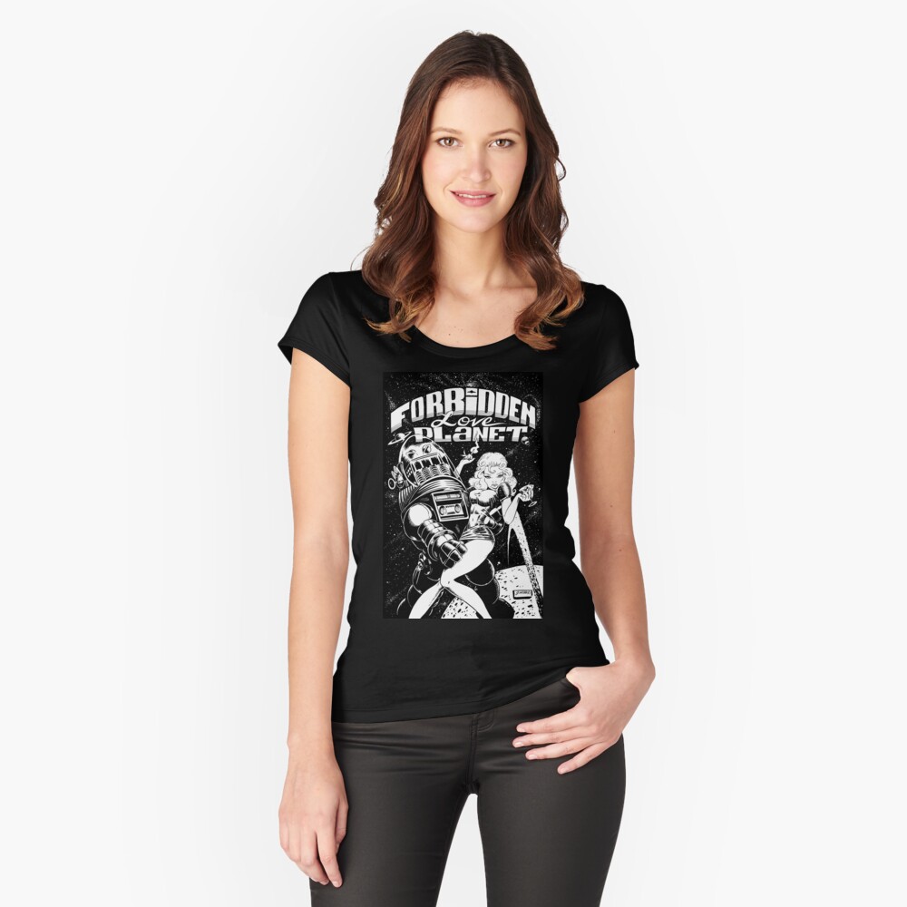 Item preview, Fitted Scoop T-Shirt designed and sold by gWebberArts.