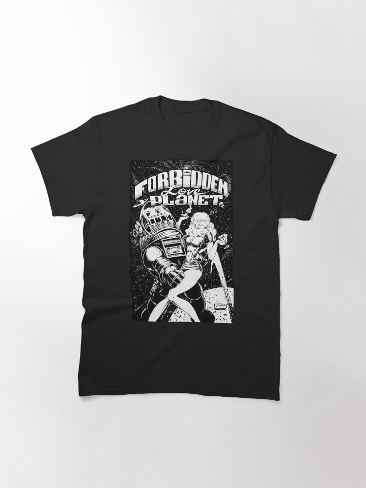 Thumbnail 2 of 7, Classic T-Shirt, FORBIDDEN LOVE PLANET designed and sold by George Webber.