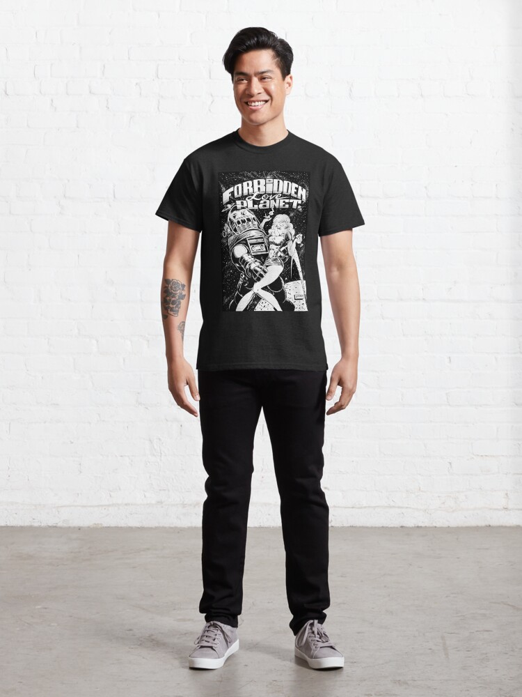 Thumbnail 3 of 7, Classic T-Shirt, FORBIDDEN LOVE PLANET designed and sold by George Webber.