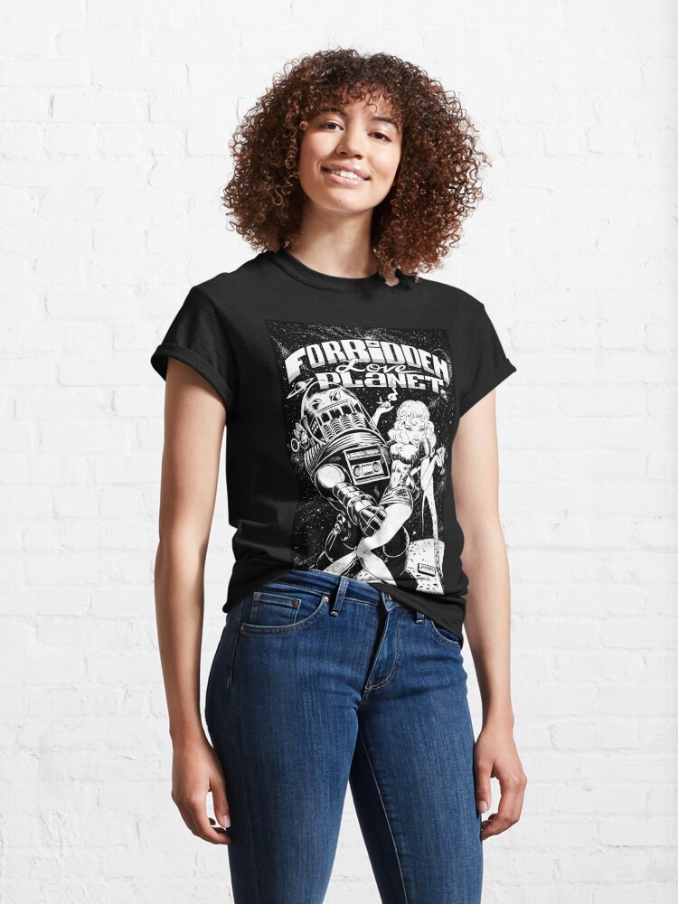 Thumbnail 4 of 7, Classic T-Shirt, FORBIDDEN LOVE PLANET designed and sold by George Webber.