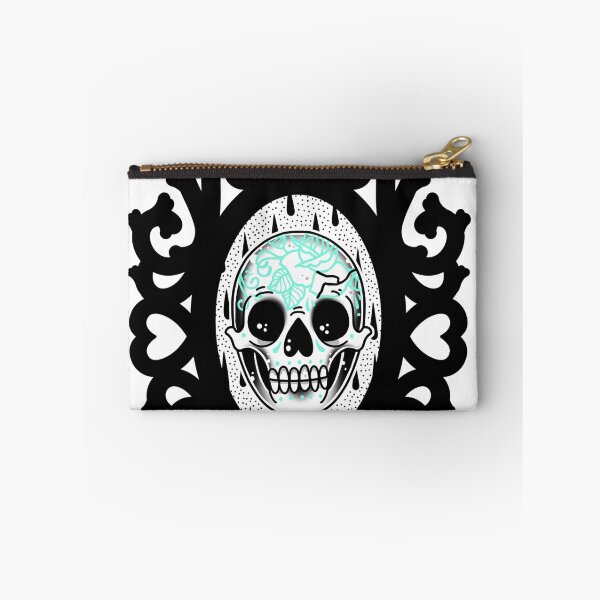Item preview, Ornate Framed Skull Tattoo Flash designed and sold by Ella Mobbs.