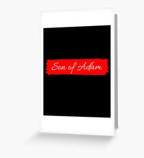 Son Of Adam Greeting Card