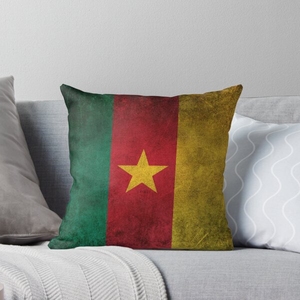 Item preview, Old and Worn Distressed Vintage Flag of Cameroon designed and sold by JeffBartels.