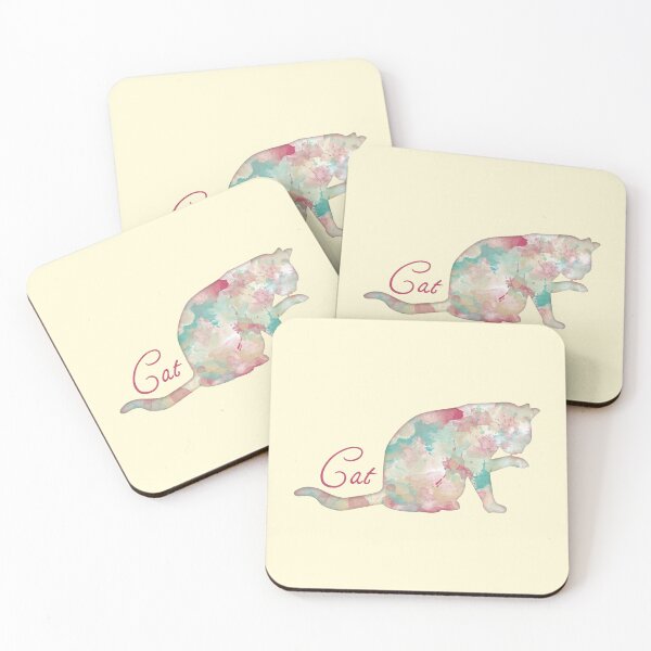 Item preview, Watercolor cat designed and sold by RatArt Designs.