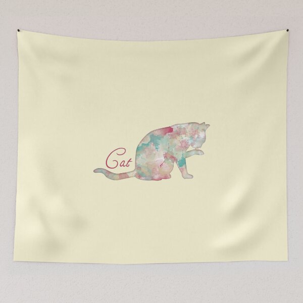 Item preview, Watercolor cat designed and sold by RatArt Designs.