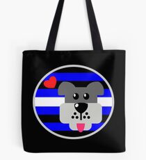Leather Pup Pride Tote Bag