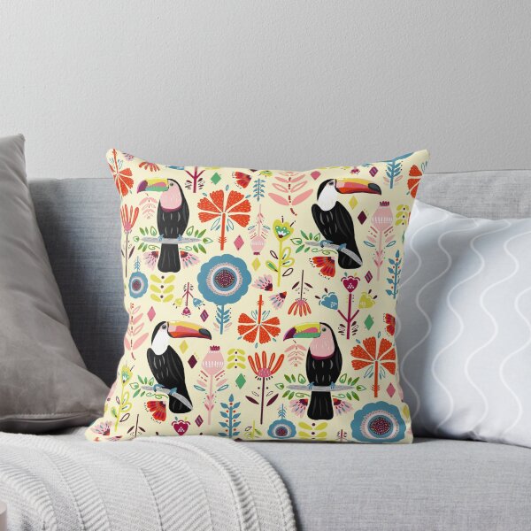 Item preview, Colorful Toucans On Cream designed and sold by TigaTiga.