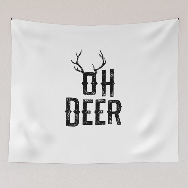 Aperçu de l'œuvre Oh Deer cadeau de chemise d'hiver de Noël créée et vendue par beautifulshirts.