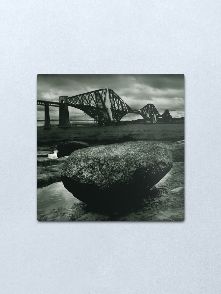 Alternate view of Big Rock Big Bridge Metal Print