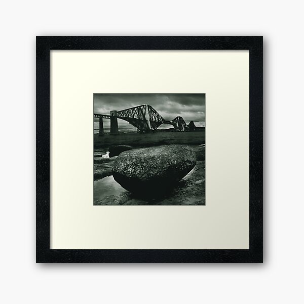 Big Rock Big Bridge Framed Art Print