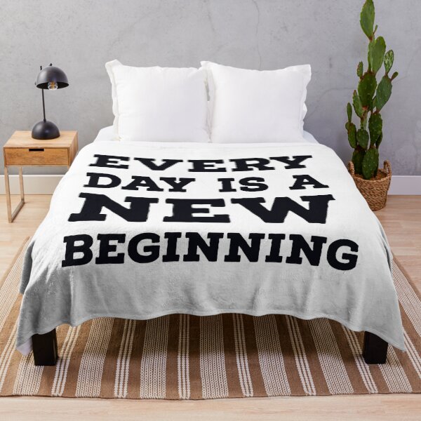 Item preview, Every day is a new beginning designed and sold by Inspirationmotivation.