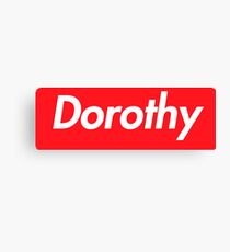 Hello My Name Is Dorothy Name Tag Canvas Print