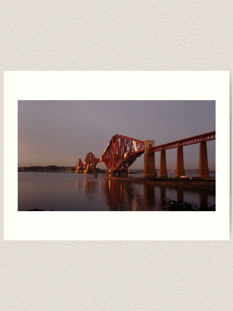 Alternate view of Red Bridge Sunset Art Print