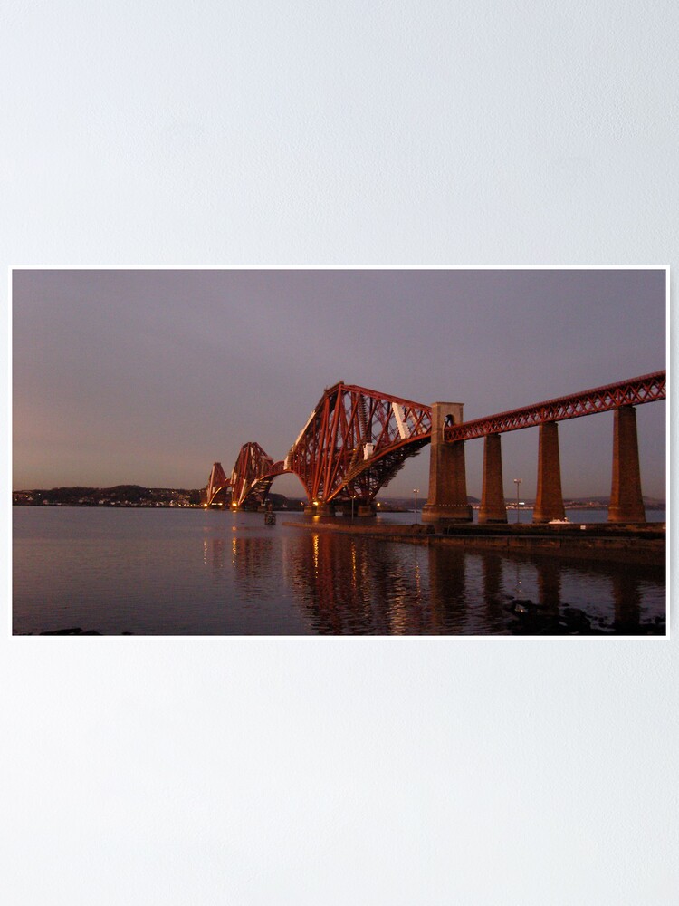 Alternate view of Red Bridge Sunset Poster