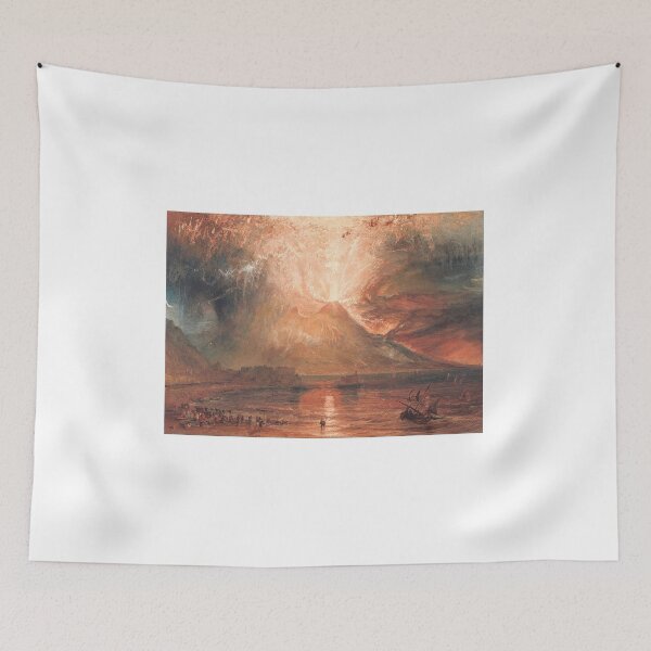 Item preview, William Turner Vesuvius in Eruption Waterscape Art designed and sold by RBEnt.