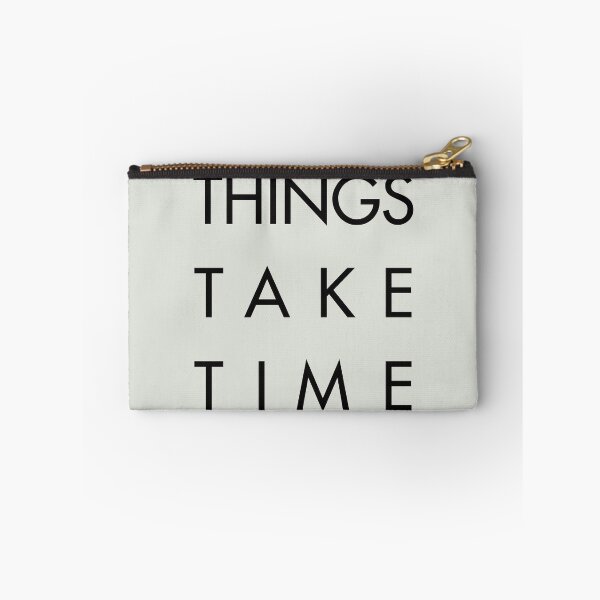 Item preview, Things take time, minimalist quote illustration, set life goals, work hard, tough times designed and sold by Spallutos.
