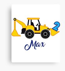 2nd birthday toddler baby Canvas Print