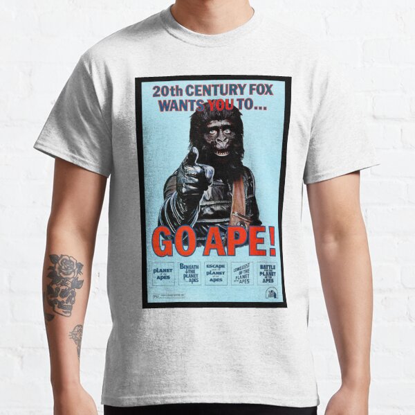 Planet Of The Apes Charlton Heston Movie Fan T Shirt
