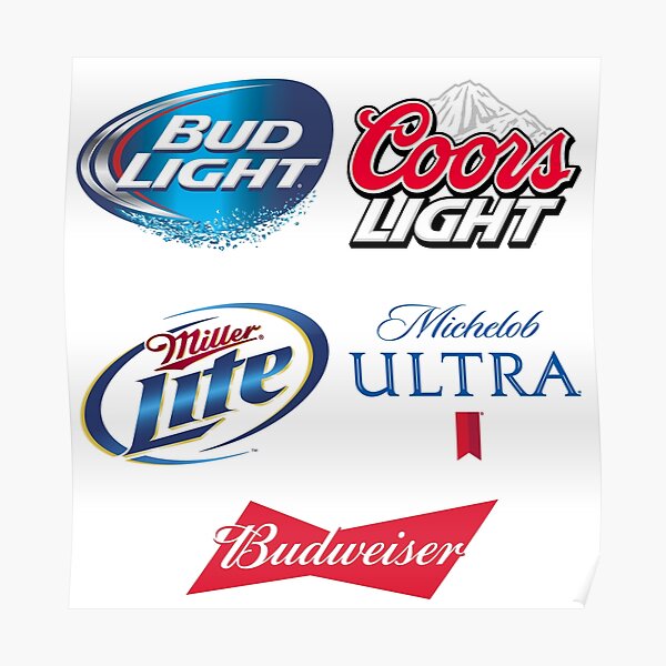 16 Bud Rocks America Beer Coasters