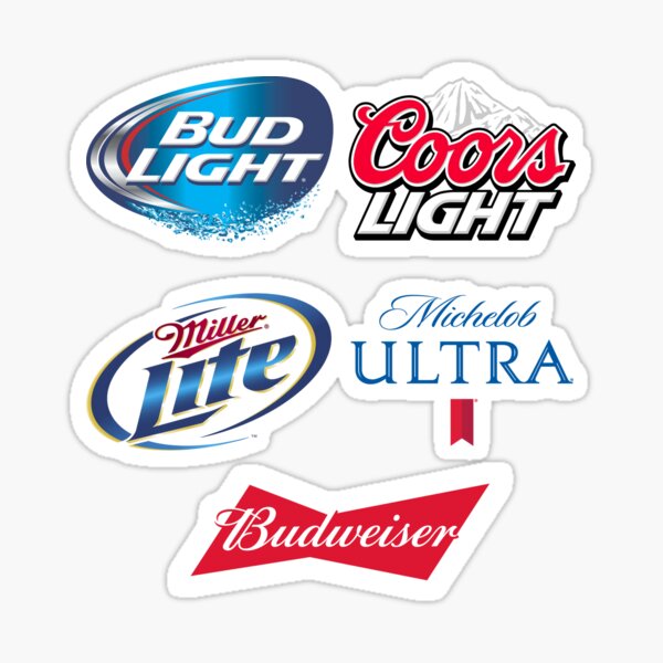 Ultimate American Beer Stickers - Great Fathers Day Gift for the Cooler or Fridge Sticker
