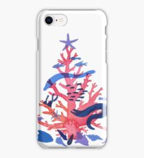 Christmas Coral iPhone Case