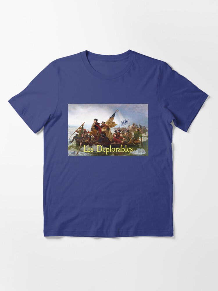 Alternate view of Les Deplorables Crossing the Delaware Essential T-Shirt