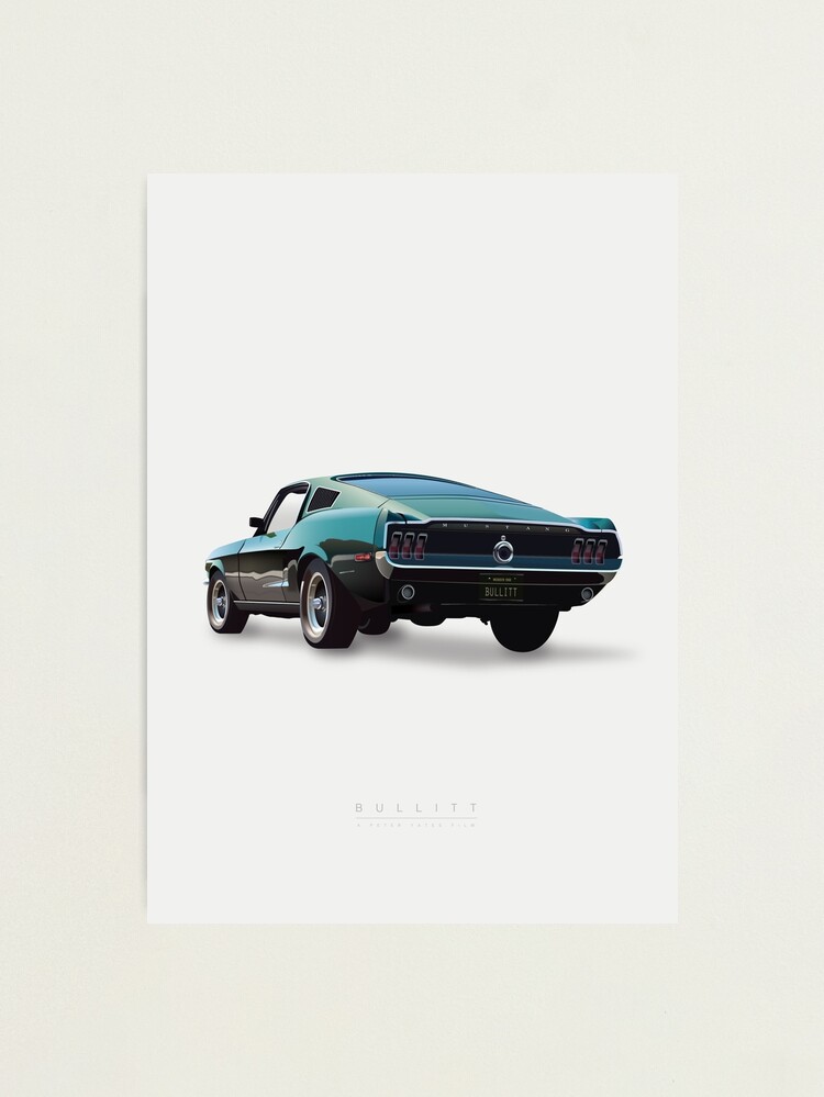 Alternate view of Bullitt - Alternative Movie Poster Photographic Print