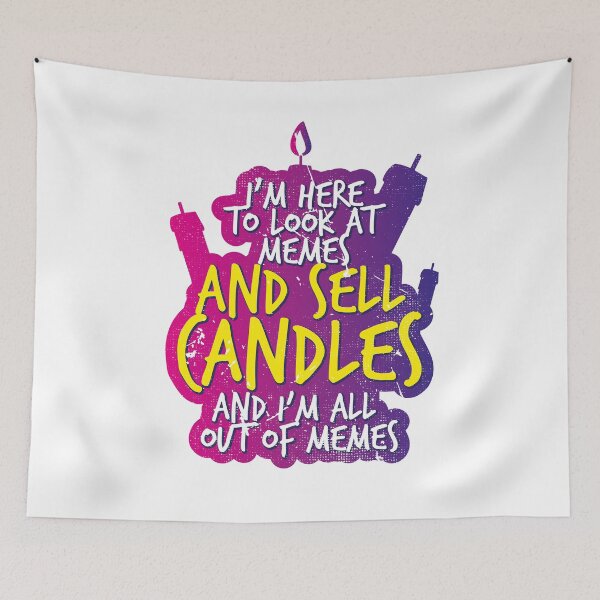 Item preview, Candle Vendor and Memes designed and sold by BlueRockDesigns.