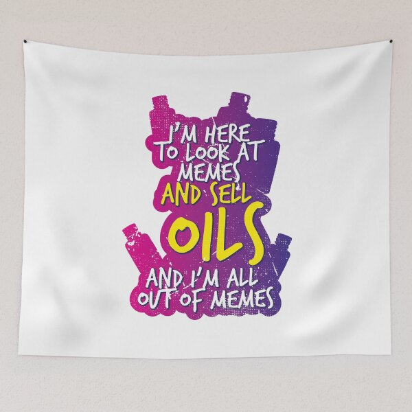 Item preview, Essential Oil Vendor and Memes designed and sold by BlueRockDesigns.