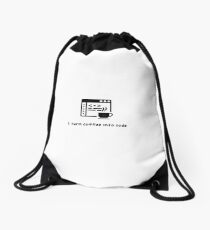 Programming Memes Drawstring Bag