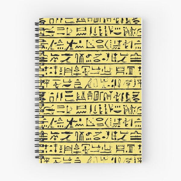 Item preview, Egyptian Hieroglyphics // Yellow designed and sold by TLTextiles.