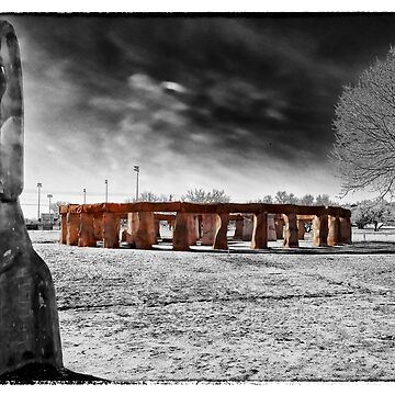 Artwork thumbnail, Stonehenge II Selective Color by WarrenPHarris