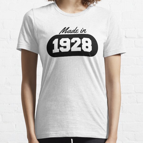 Made in 1928 Womens Dark T-Shirt 