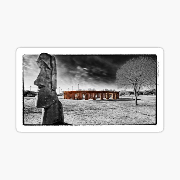Stonehenge II Selective Color Sticker