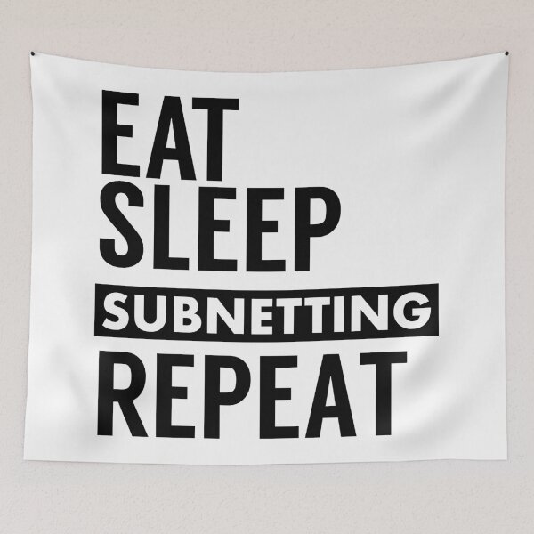 Item preview, Eat Sleep Subnetting Repeat Black Great Gift Idea For Network Admins designed and sold by SphereZones.