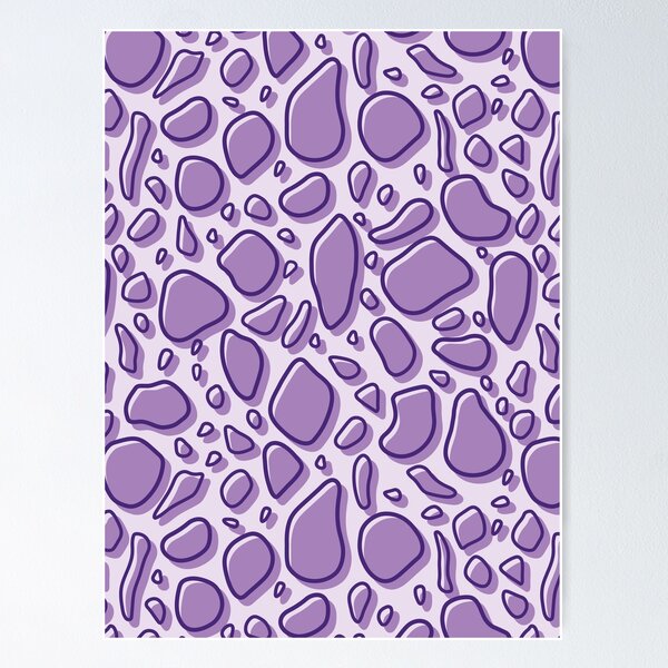 Item preview, Dalmatian Stones - Geometric Pattern (Purple) designed and sold by Mario Patterns.