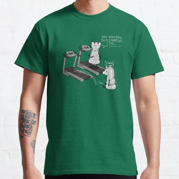 Walking in a straight line Classic T-Shirt