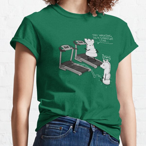 Walking in a straight line Classic T-Shirt