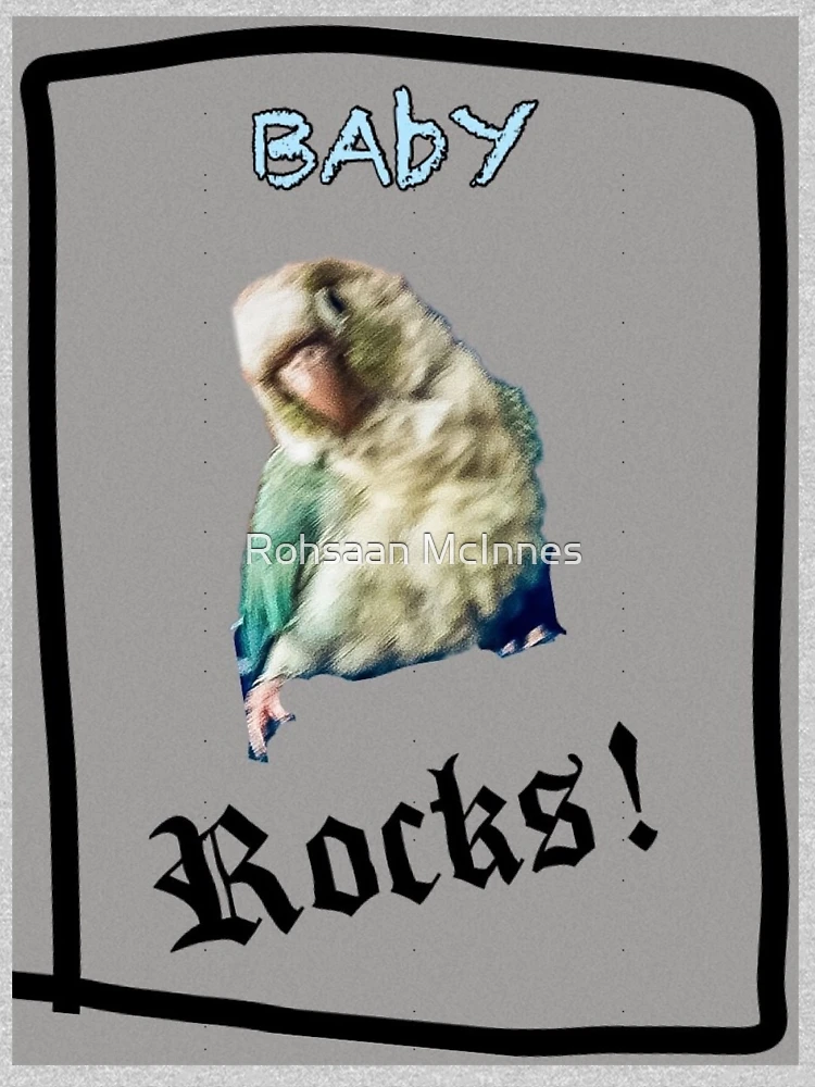 Aperçu 6 sur 6. Sweat à capuche épais avec l'œuvre Baby Rocks créée et vendue par Rohsaan McInnes.