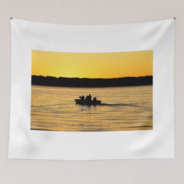 Item preview, Fishing Boat at Sunrise designed and sold by Delmas Lehman.