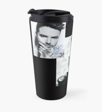 J Balvin, Black and white, Collage, Montage, Sticker packs, sets, Good vibes, Gifts, Presents, Ideas, Music, Celebrity, Spanish Trap Travel Mug
