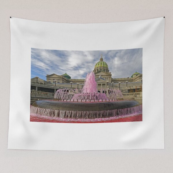 Item preview, Pink Fountain for Breast Cancer Awareness designed and sold by Delmas Lehman.