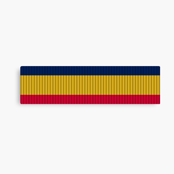 United States Navy Presidential Unit Citation ribbon | United States Service Ribbon Bars - Marine Corps Canvas Print