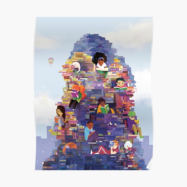 Book Skyscraper Poster