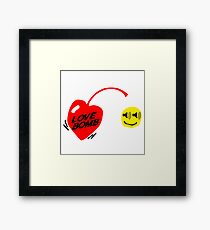 Love Bomoji Framed Print