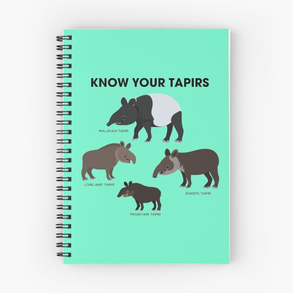 Item preview, Know Your Tapirs designed and sold by Peppermint Narwhal.