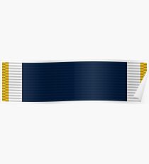 Battle Effectiveness Award ribbon | United States Service Ribbon Bars - Navy Poster