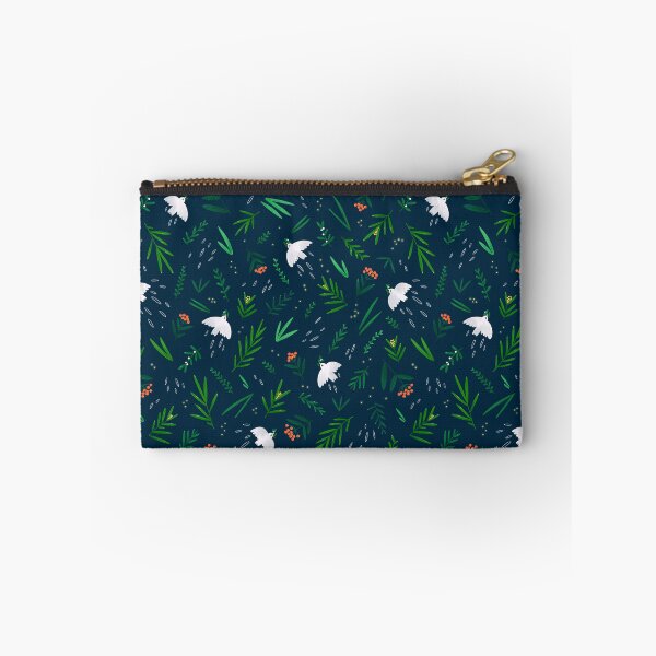 Item preview, Beautiful blue floral pattern with birds designed and sold by stolenpencil.