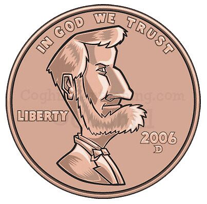 "Cartoon Penny" by CoghillCartoon | Redbubble